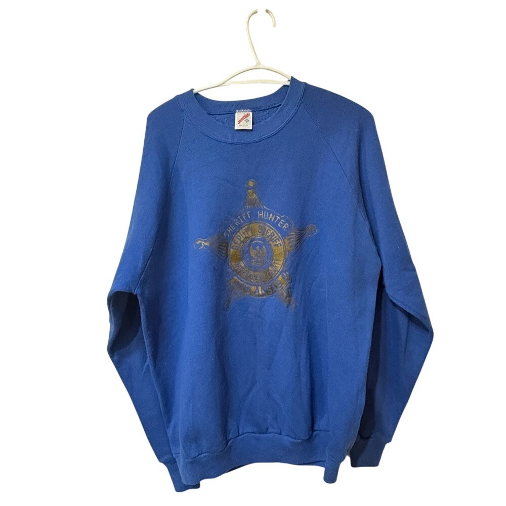 Vintage Jerzees Independence County Arkansas Sheriff Hunter Crewneck Sweatshirt